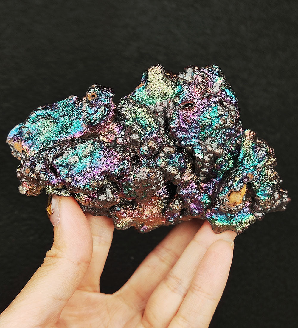 | Top premium rare Iridescent Goethite, Turgite, Hematite, Iridescent | COLOUR: Pink x Silver| 100% natural color |