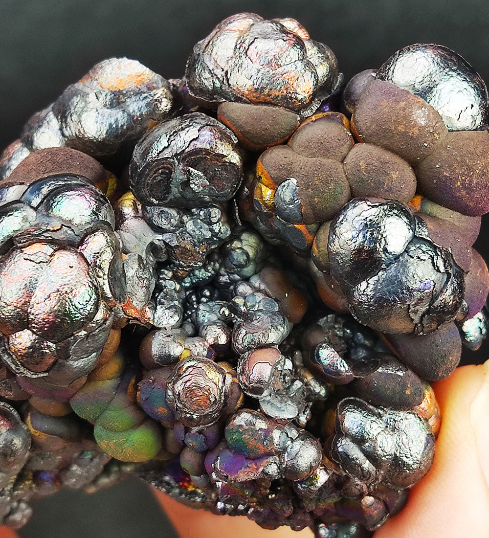 | Top premium rare Iridescent Goethite, Turgite, Hematite, Iridescent | COLOUR: Green, brown, Silver | 100% natural color |