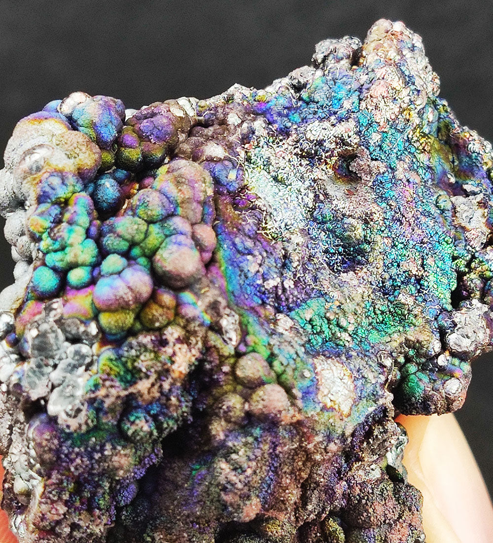 | Top premium rare Iridescent Goethite, Turgite, Hematite, Iridescent | COLOUR: blue, Silver| 100% natural color |