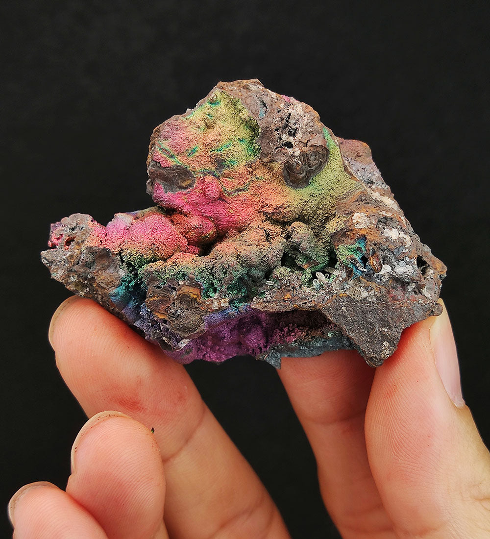 | Top premium rare Iridescent Goethite, Turgite, Hematite, Iridescent | COLOUR: Pink x Colorful x Green x Purple| 100% natural color |