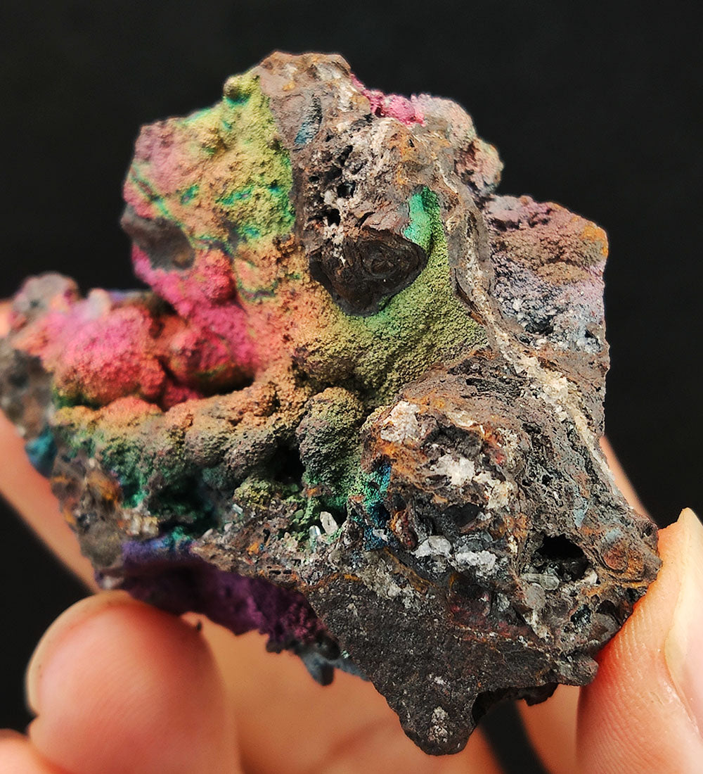 | Top premium rare Iridescent Goethite, Turgite, Hematite, Iridescent | COLOUR: Pink x Colorful x Green x Purple| 100% natural color |