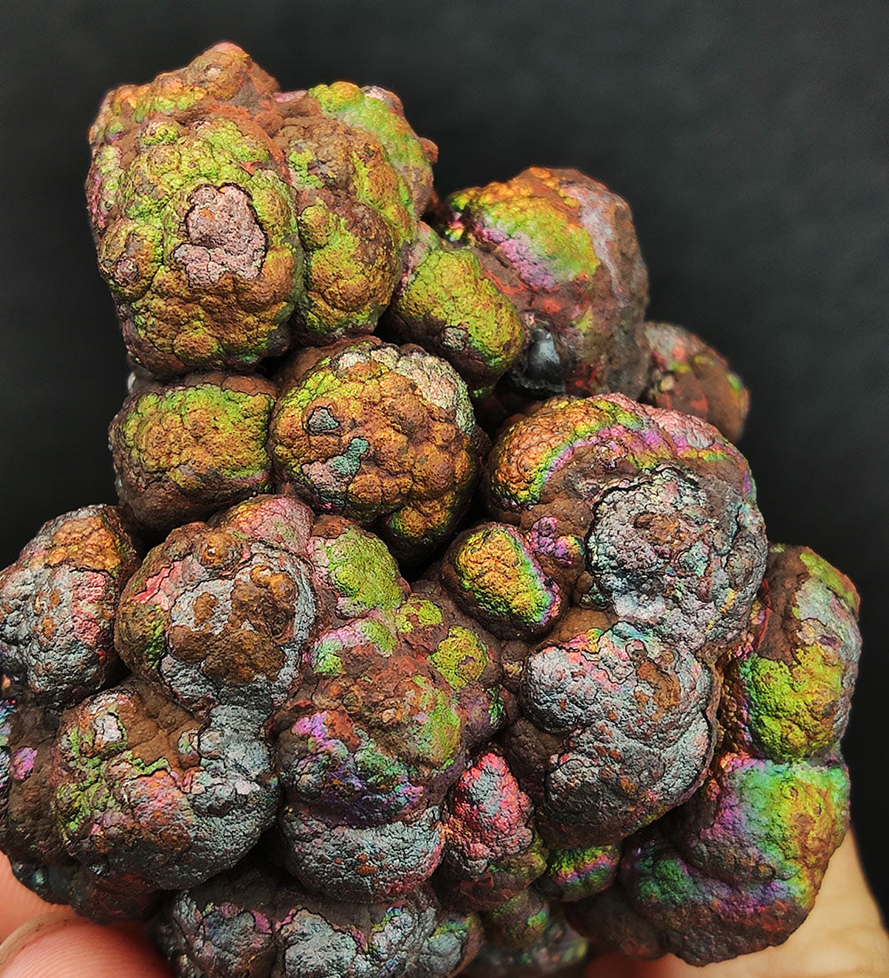 | Top premium rare Iridescent Goethite, Turgite, Hematite, Iridescent | COLOUR: gold| 100% natural color |