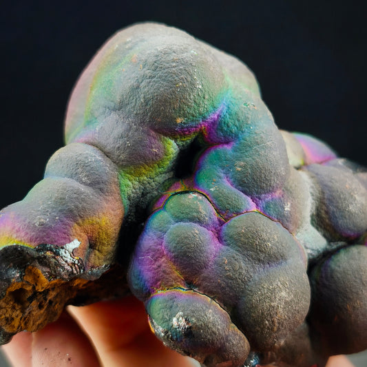 頂級大佛珠|迷你吸水象|藍紫綠老礦|力泥活石|Leklai Iridescent Goethite|HARUKA