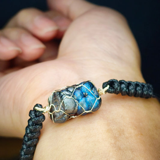 Stylish Silver Blue Bodhi Ball Bracelet Leklai | Complete Energy Protection & Harmony