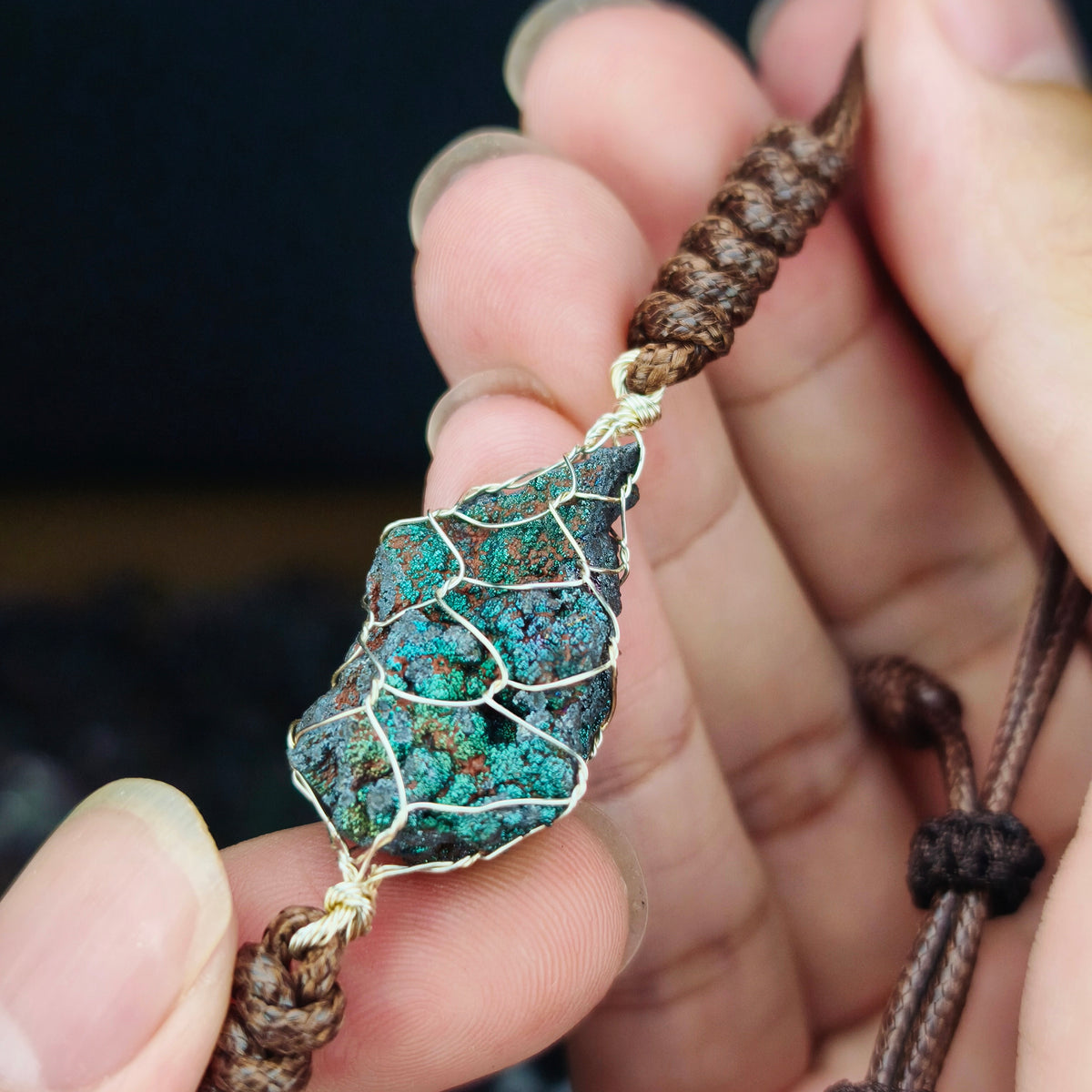 Sea Blue Green Rainbow Leklai Bracelet | Health, Wealth & Career
