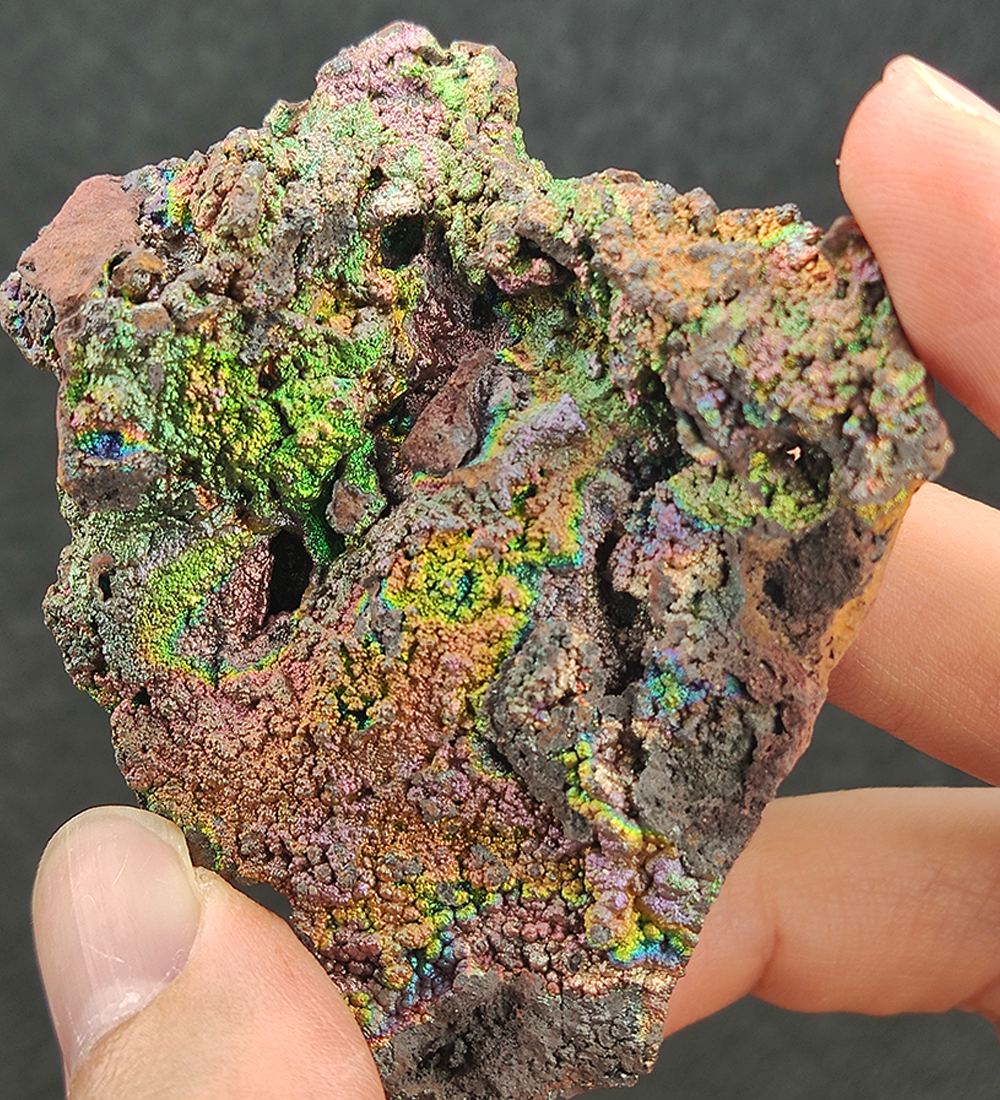 | Top premium rare Iridescent Goethite, Turgite, Hematite, Iridescent | COLOUR: Green, Gold, Pink | 100% natural color |