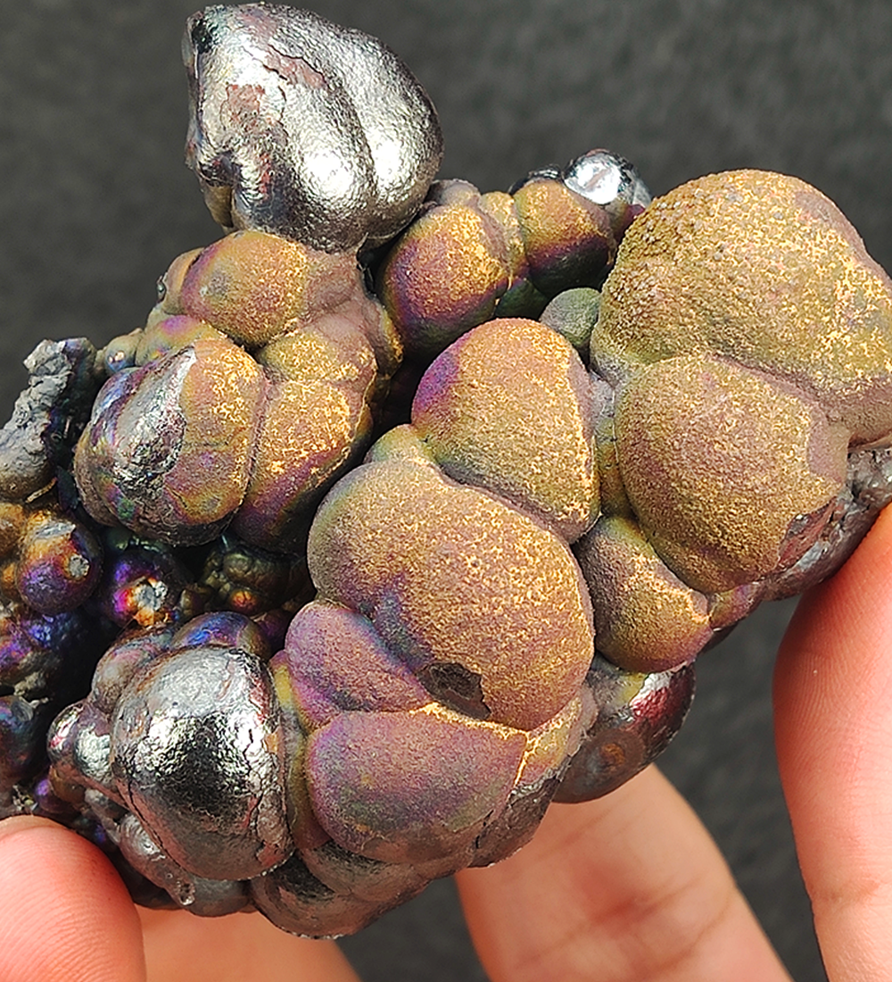 | Top premium rare Iridescent Goethite, Turgite, Hematite, Iridescent | COLOUR: Silver , Pink , Green | 100% natural color |