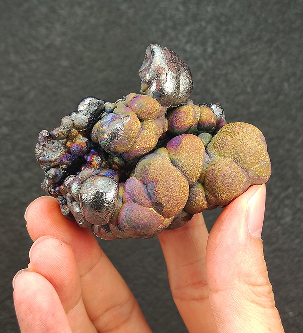 | Top premium rare Iridescent Goethite, Turgite, Hematite, Iridescent | COLOUR: Silver , Pink , Green | 100% natural color |