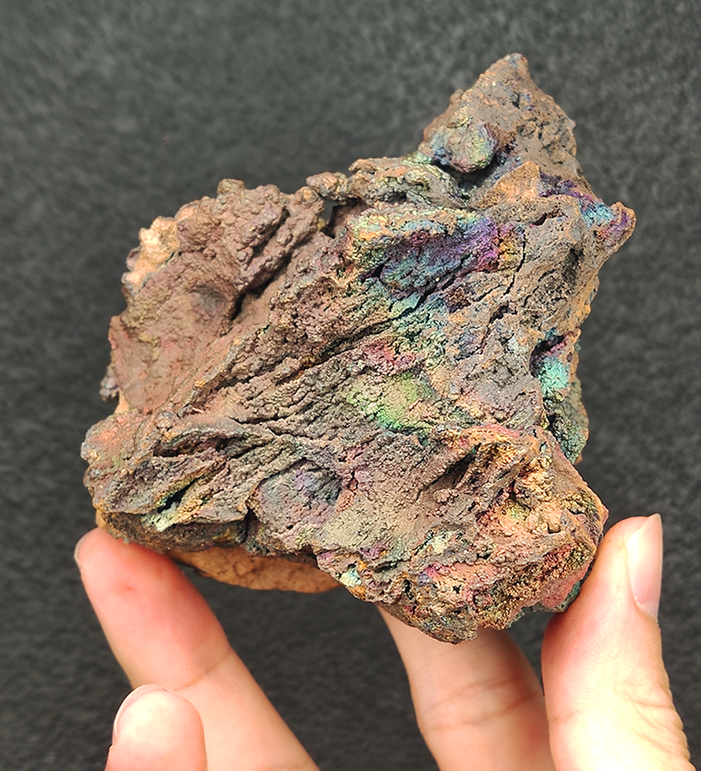 | Top premium rare Iridescent Goethite, Turgite, Hematite, Iridescent | COLOUR: Pink x Gold x Green | 100% natural color |