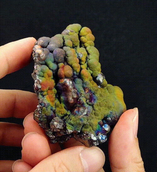 | Top premium rare Iridescent Goethite, Turgite, Hematite, Iridescent | COLOUR: jade green| 100% natural color