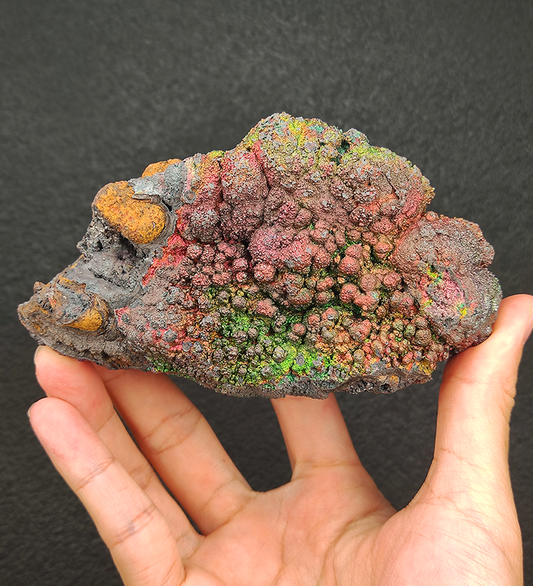| Top premium rare Iridescent Goethite, Turgite, Hematite, Iridescent | COLOUR: Pink x Green x Gold | 100% natural color |
