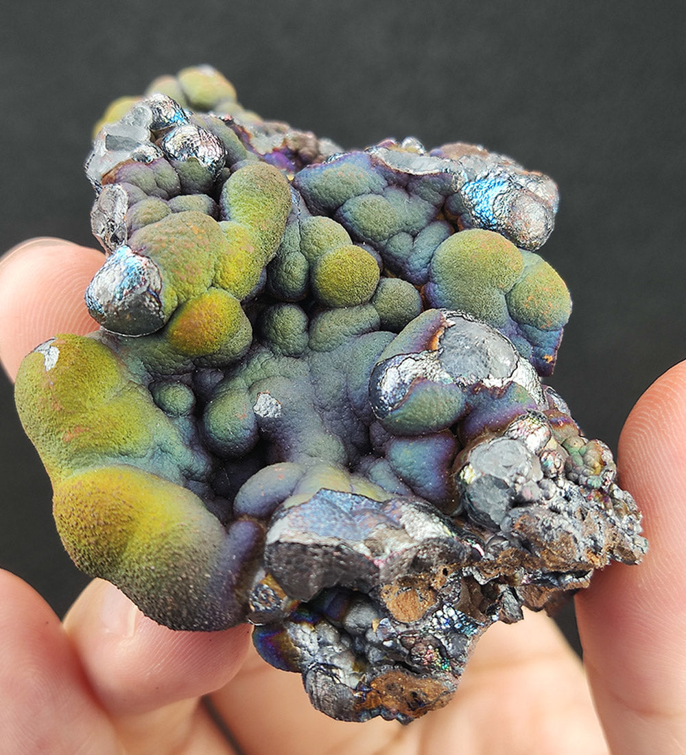 | Top premium rare Iridescent Goethite, Turgite, Hematite, Iridescent | COLOUR: jade green| 100% natural color