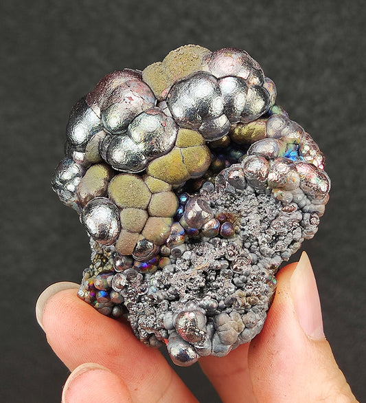 | Top premium rare Iridescent Goethite, Turgite, Hematite, Iridescent | COLOUR: Green, Silver | 100% natural color |