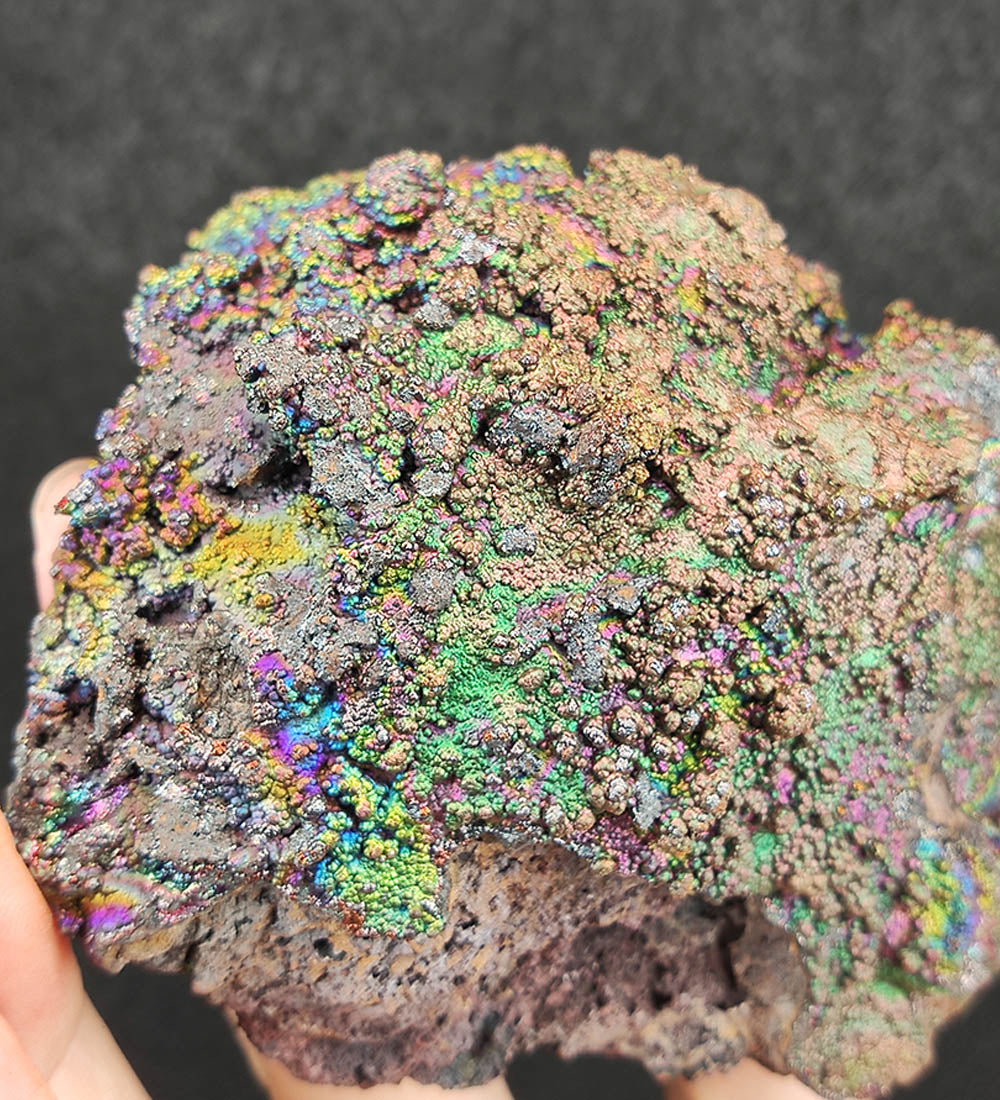 | Top premium rare Iridescent Goethite, Turgite, Hematite, Iridescent | COLOUR: Gold, Green | 100% natural color |