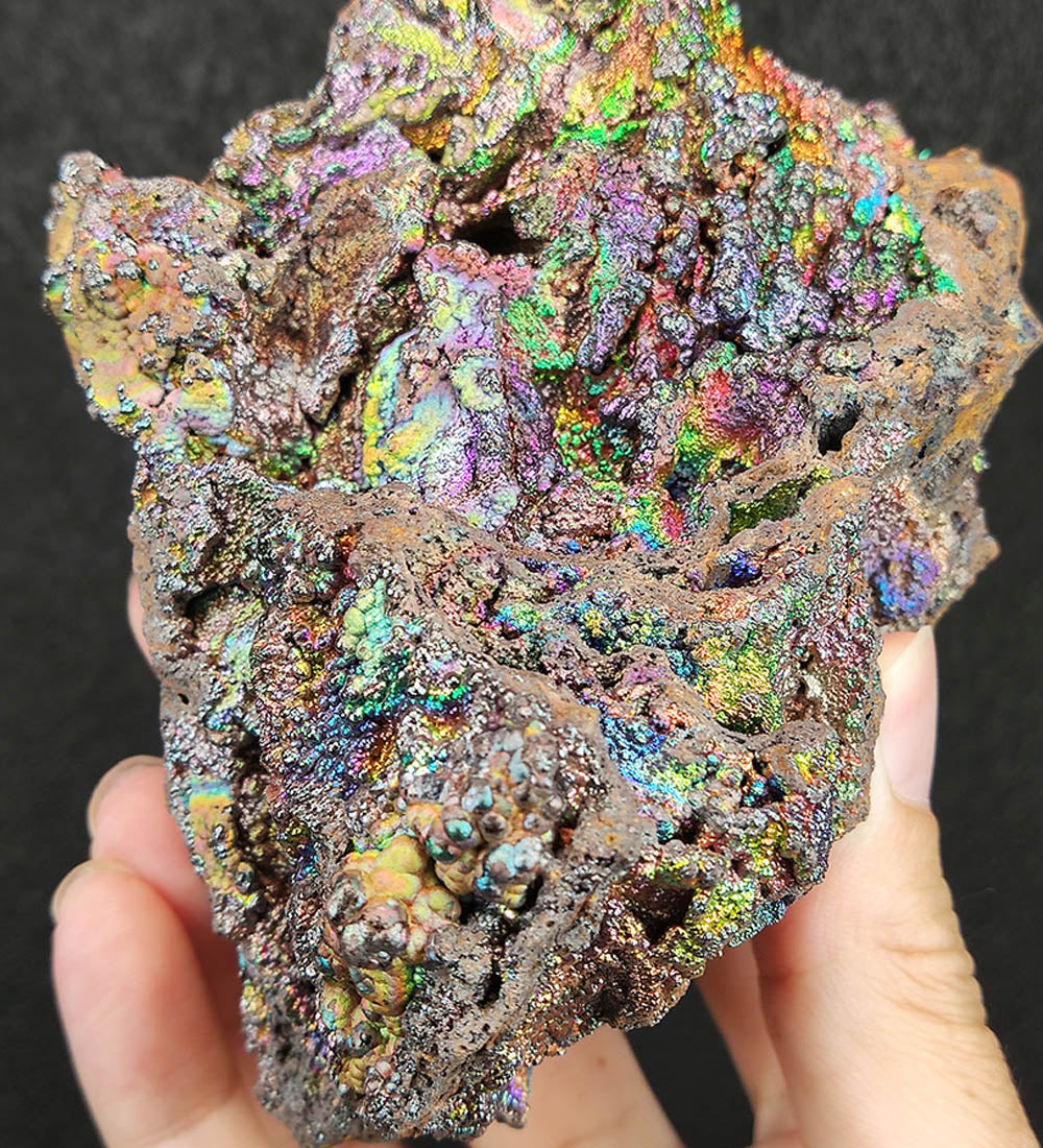 | 頂 級 | 七 彩 力 泥 活 石 | 帶 招 財 洞 | 彩 色 滿 色 |