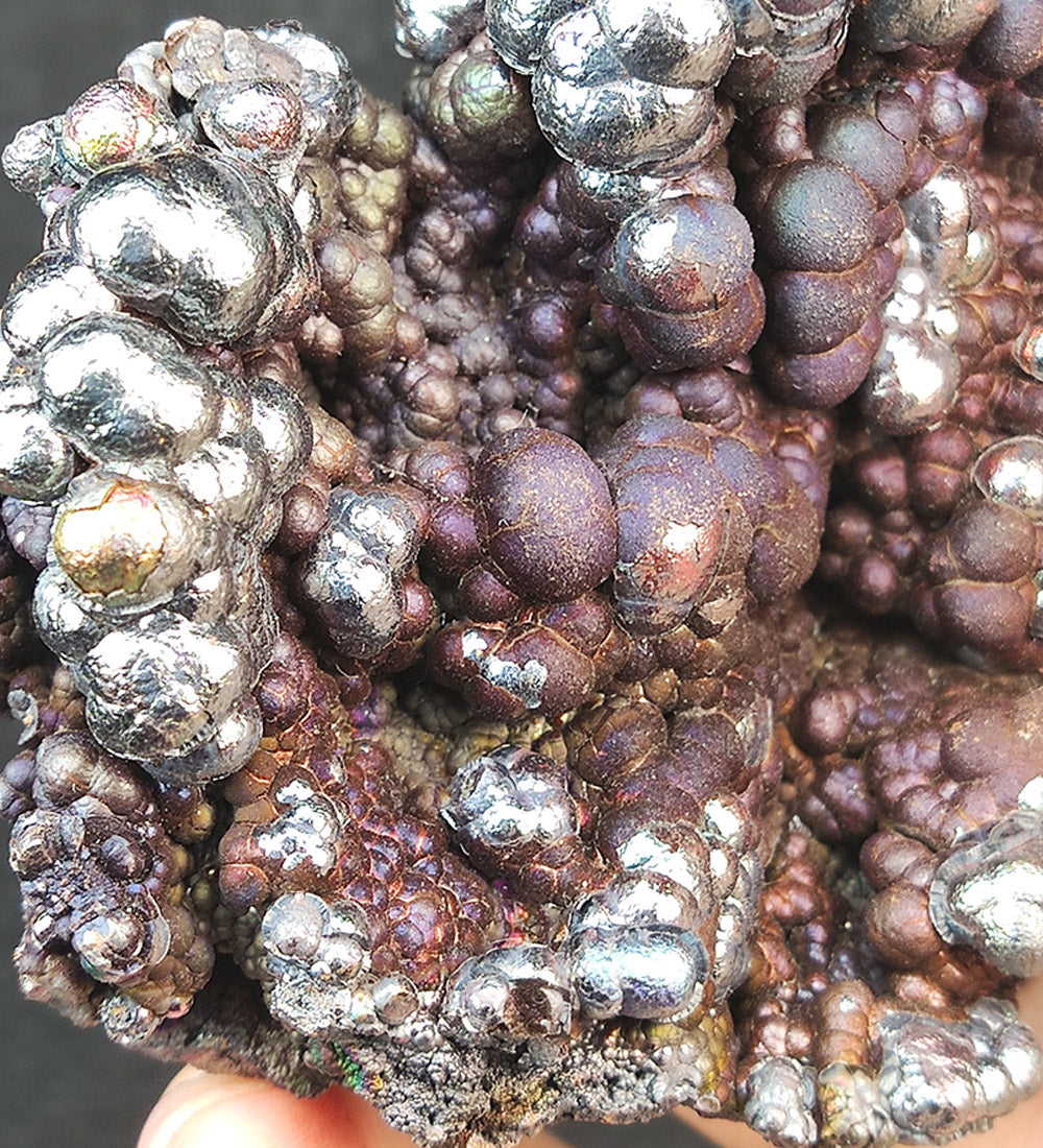 | Top premium rare Iridescent Goethite, Turgite, Hematite, Iridescent | COLOUR: Purple , Gold , Silver | 100% natural color |
