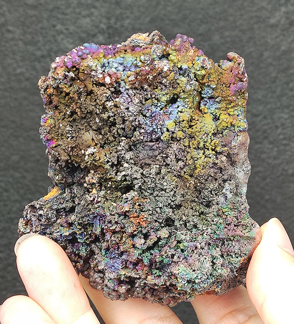 | Top premium rare Iridescent Goethite, Turgite, Hematite, Iridescent | COLOUR: Blue, Purple, Green | 100% natural color |