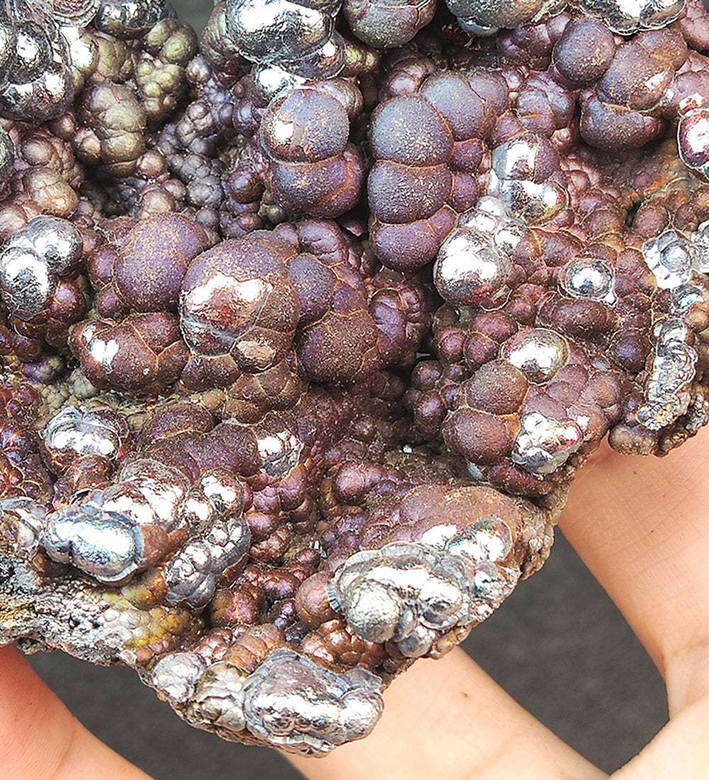 | Top premium rare Iridescent Goethite, Turgite, Hematite, Iridescent | COLOUR: Purple , Gold , Silver | 100% natural color |