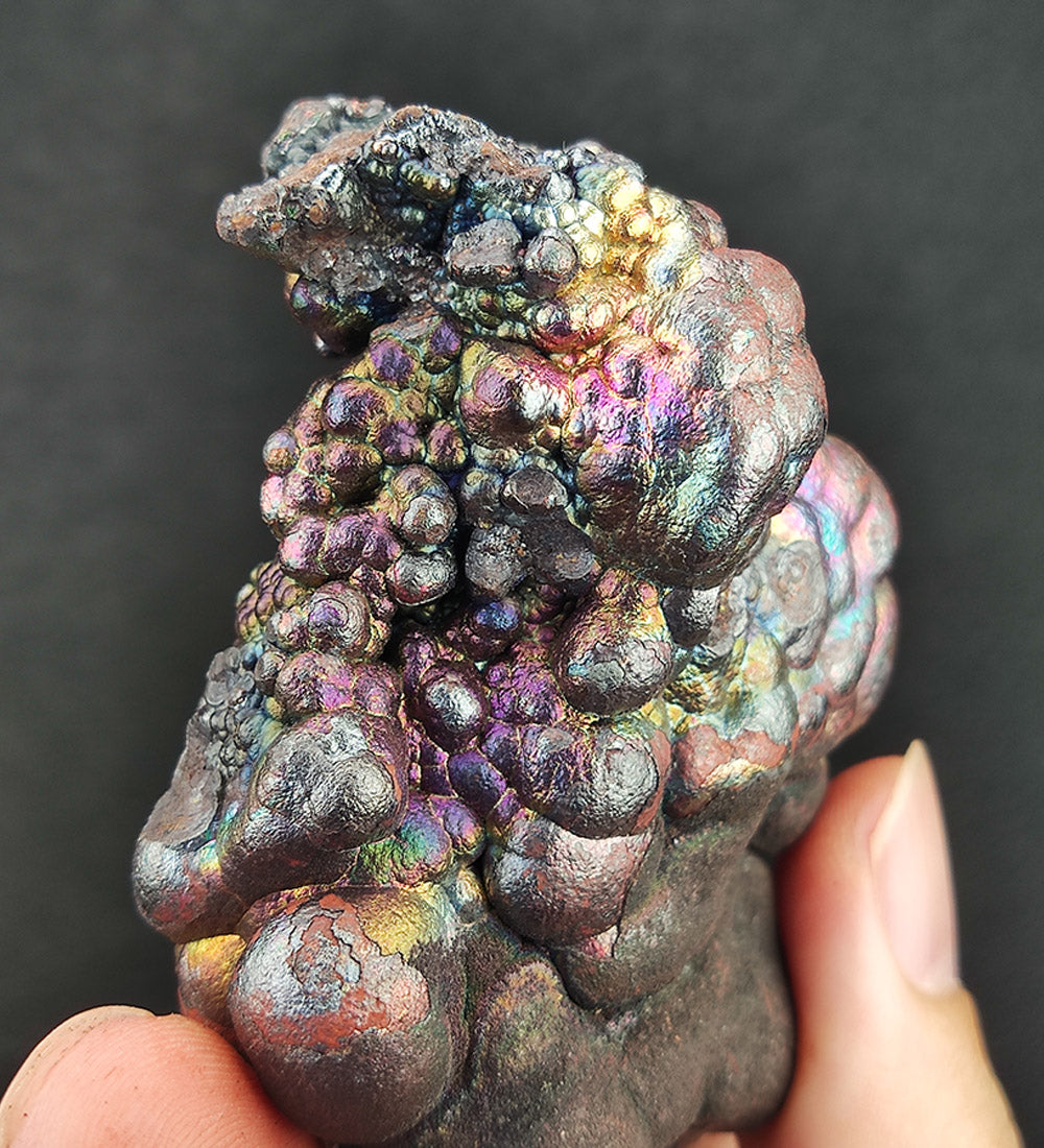 Goethite shape similar:Bird | Top premium rare Iridescent Goethite, Turgite, Hematite, Iridescent | COLOUR: Rainbow, Silver| 100% natural color