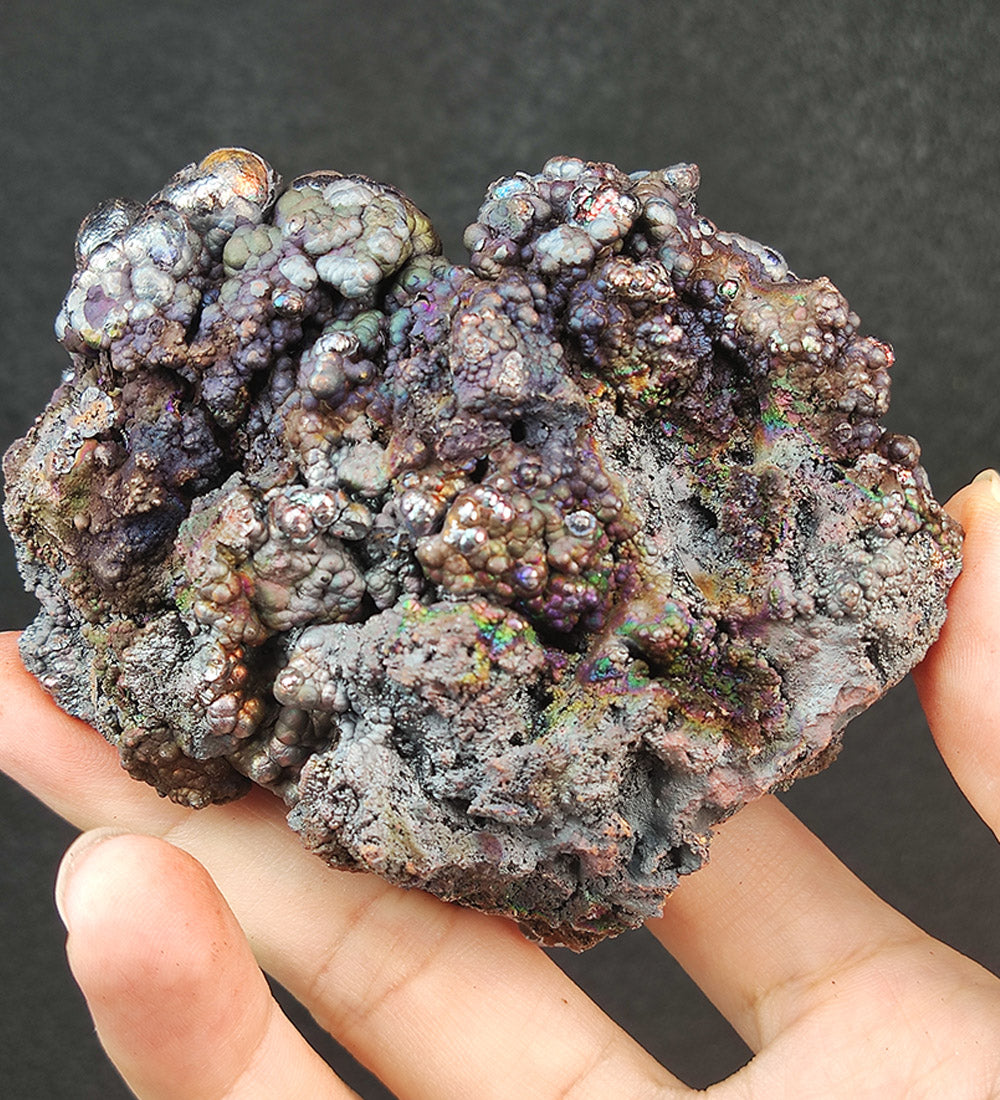 | Top premium rare Iridescent Goethite, Turgite, Hematite, Iridescent | COLOUR: Purple , Gold , Silver | 100% natural color |