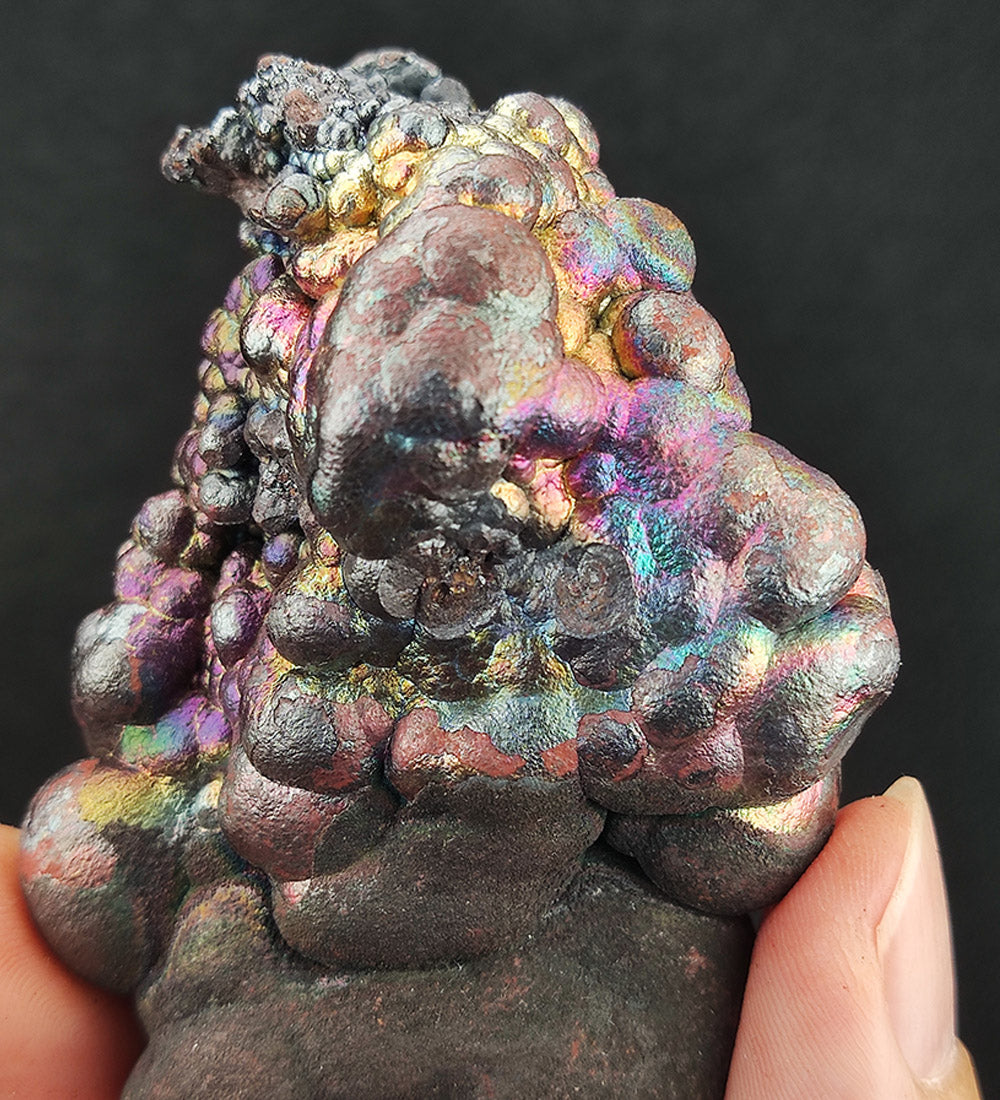 Goethite shape similar:Bird | Top premium rare Iridescent Goethite, Turgite, Hematite, Iridescent | COLOUR: Rainbow, Silver| 100% natural color
