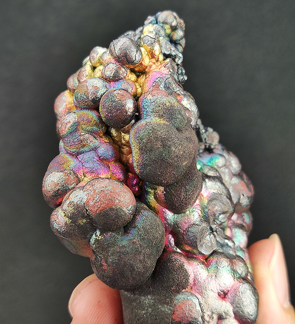 Goethite shape similar:Bird | Top premium rare Iridescent Goethite, Turgite, Hematite, Iridescent | COLOUR: Rainbow, Silver| 100% natural color