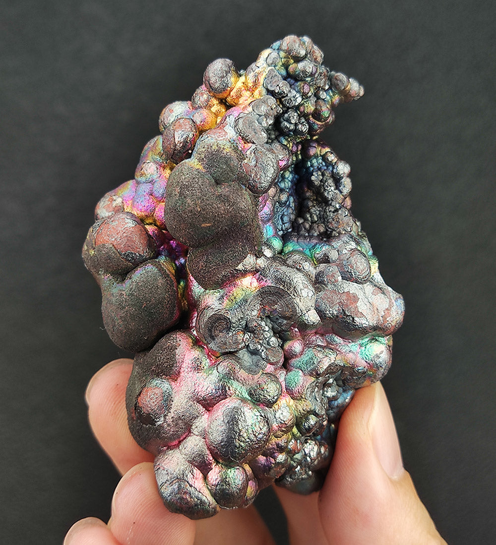 Goethite shape similar:Bird | Top premium rare Iridescent Goethite, Turgite, Hematite, Iridescent | COLOUR: Rainbow, Silver| 100% natural color