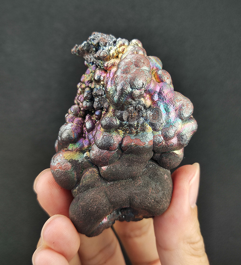 Goethite shape similar:Bird | Top premium rare Iridescent Goethite, Turgite, Hematite, Iridescent | COLOUR: Rainbow, Silver| 100% natural color