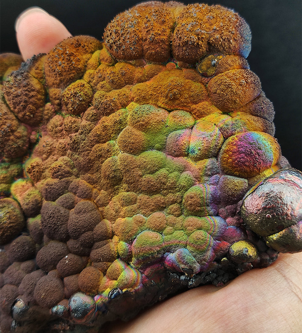 Goethite shape similar:Fish | Big decoration| Top premium rare Iridescent Goethite, Turgite, Hematite, Iridescent | COLOUR: Blue, Silver| 100% natural color |