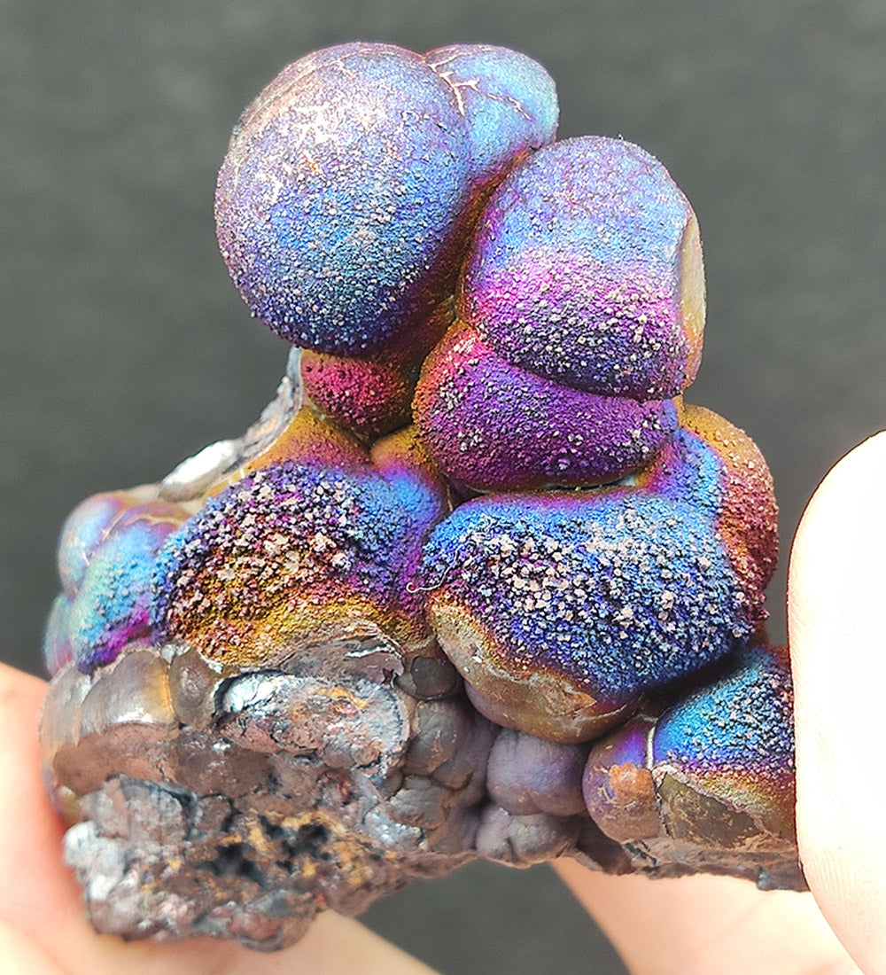 | Top premium rare Iridescent Goethite, Turgite, Hematite, Iridescent | COLOUR: Purple, Blue | 100% natural color |