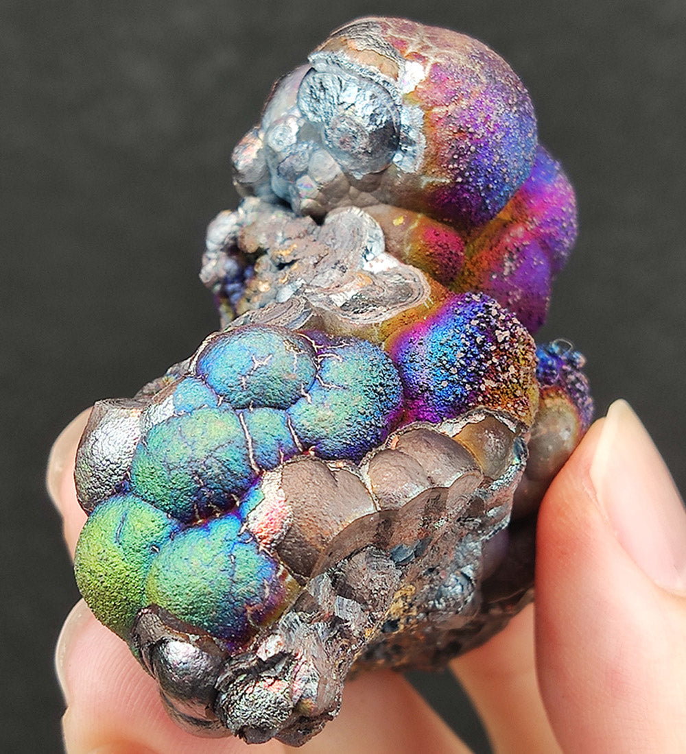 | Top premium rare Iridescent Goethite, Turgite, Hematite, Iridescent | COLOUR: Purple, Blue | 100% natural color |