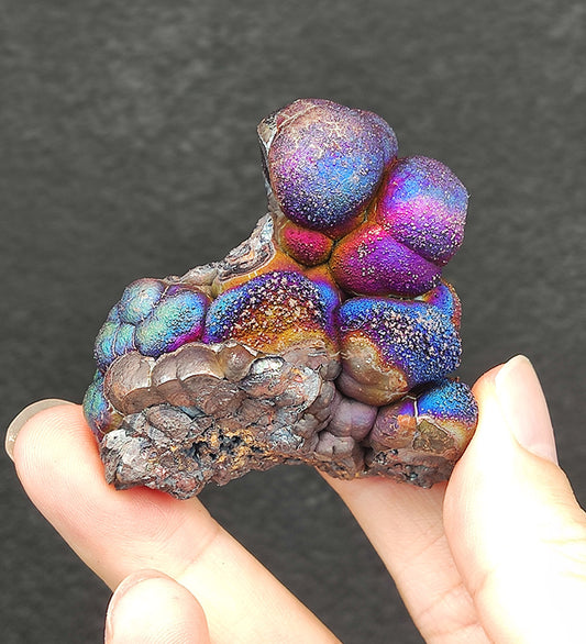 | Top premium rare Iridescent Goethite, Turgite, Hematite, Iridescent | COLOUR: Purple, Blue | 100% natural color |