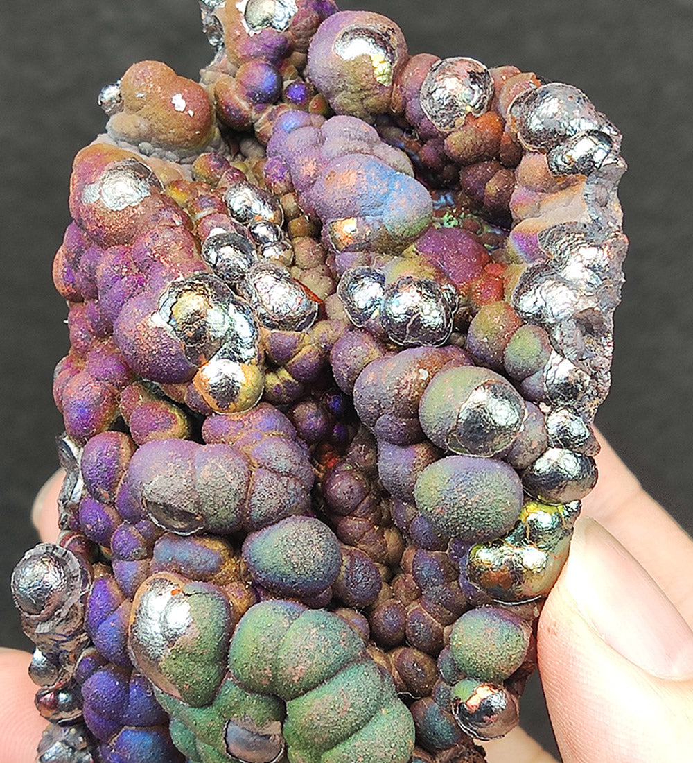 | Top premium rare Iridescent Goethite, Turgite, Hematite, Iridescent | COLOUR: Blue, Purple, Green | 100% natural color |