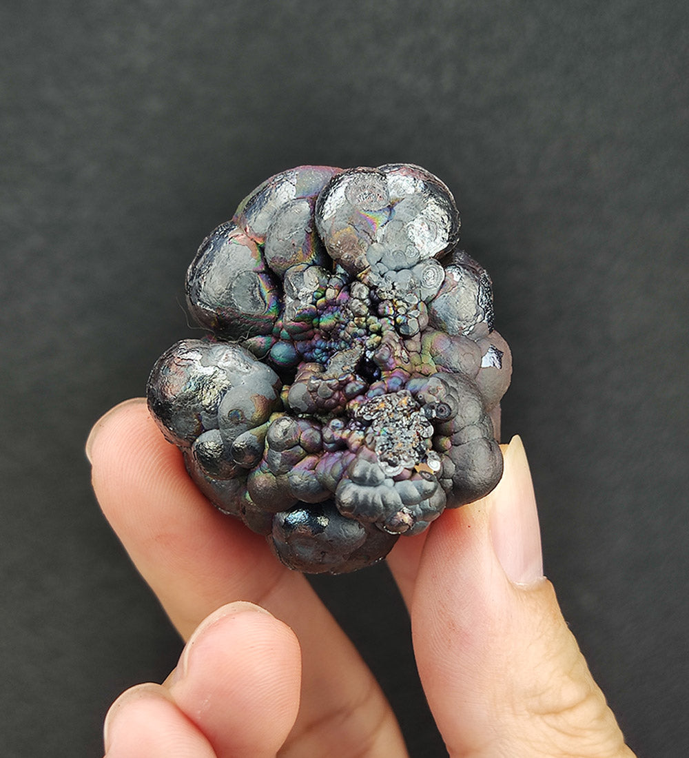 Goethite shape similar:A pearl | Top premium rare Iridescent Goethite, Turgite, Hematite, Iridescent | COLOUR: Pink , green| 100% natural color