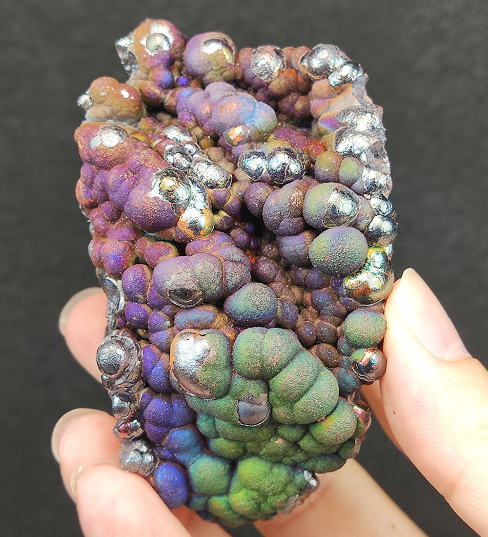 | Top premium rare Iridescent Goethite, Turgite, Hematite, Iridescent | COLOUR: Blue, Purple, Green | 100% natural color |