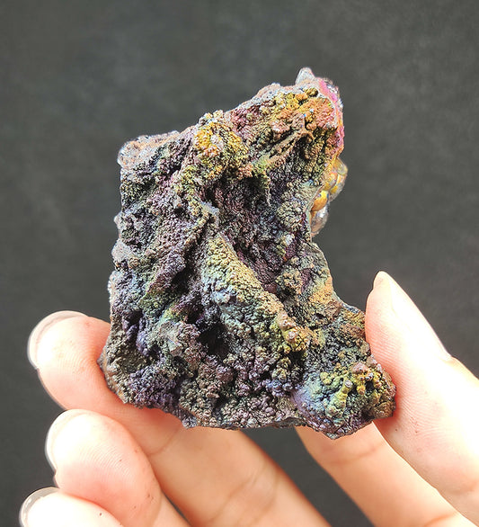 | Top premium rare Iridescent Goethite, Turgite, Hematite, Iridescent | COLOUR: Silver, Pink, Gold, Green | 100% natural color |