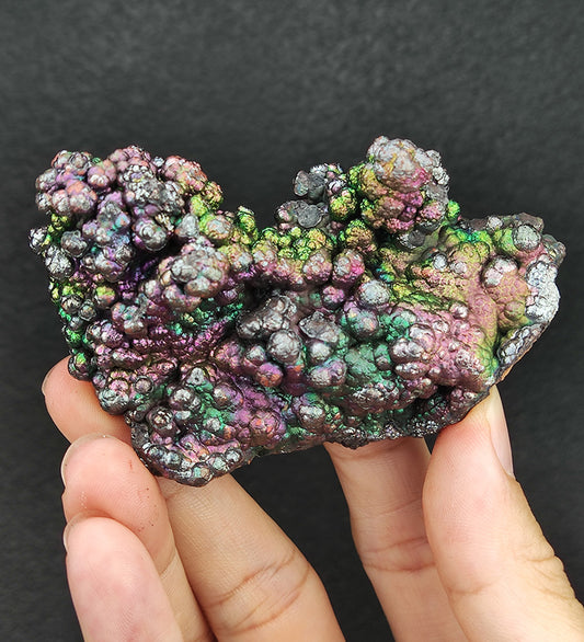 | Top premium rare Iridescent Goethite, Turgite, Hematite, Iridescent | COLOUR: Pink, Green | 100% natural color |