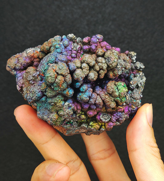 | Top premium rare Iridescent Goethite, Turgite, Hematite, Iridescent | COLOUR: Silver x Purple x Blue x Green | 100% natural color |