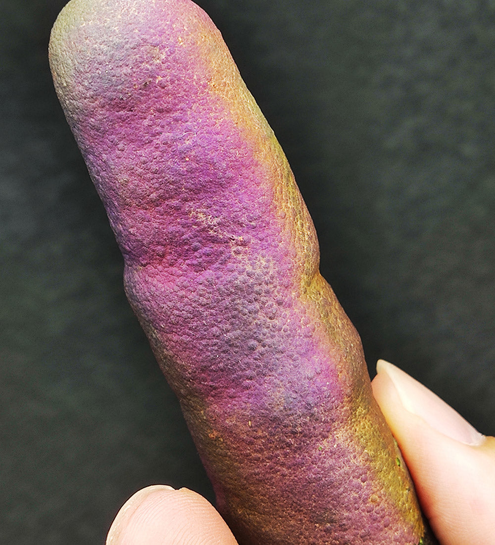 | Goethite Pillar(10cm) | Top premium rare Iridescent Goethite, Turgite, Hematite, Iridescent | COLOUR: Pink, Purple , Green | 100% natural color |