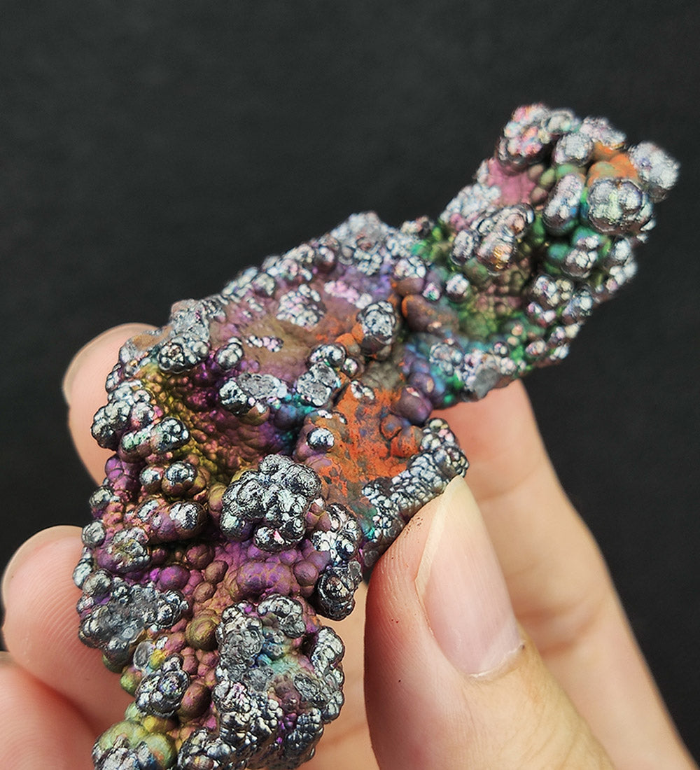 | Top premium rare Iridescent Goethite, Turgite, Hematite, Iridescent | COLOUR: Sliver , Purple , Green | 100% natural color |