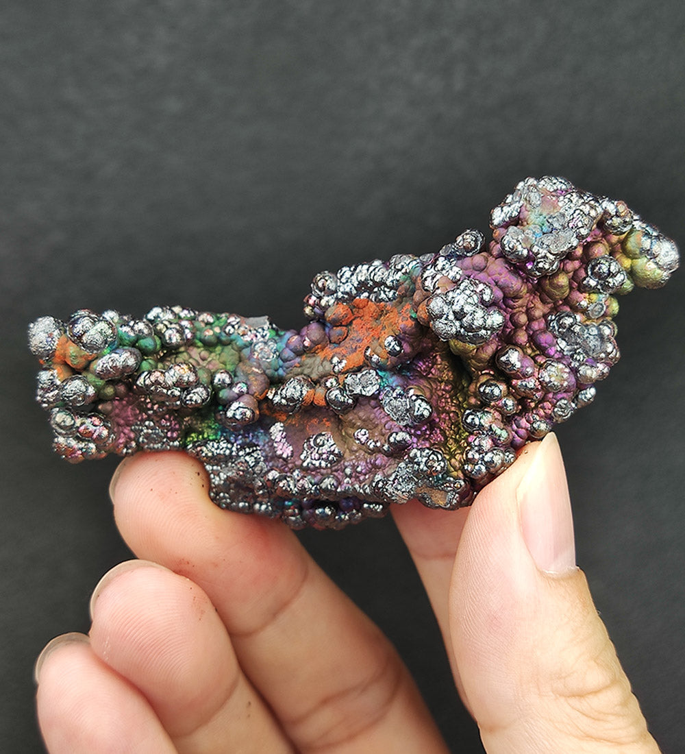 | Top premium rare Iridescent Goethite, Turgite, Hematite, Iridescent | COLOUR: Sliver , Purple , Green | 100% natural color |
