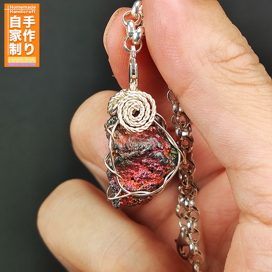 顶级橙黄色显化 | 稳固地位与财富权威 提升显化力 | 马来西亚天然力泥活石吊坠