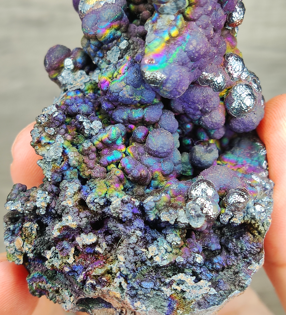 | Top premium rare Iridescent Goethite, Turgite, Hematite, Iridescent | COLOUR: Purple, Silver| 100% natural color |