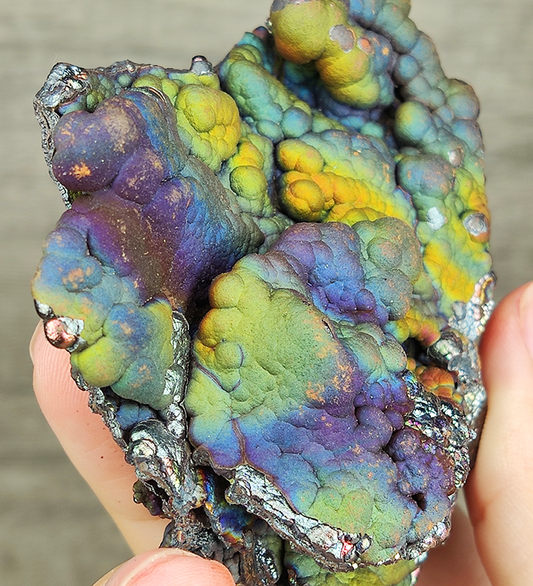 | Top premium rare Iridescent Goethite, Turgite, Hematite, Iridescent | COLOUR: Green, Gold, Blue, Silver | 100% natural color |