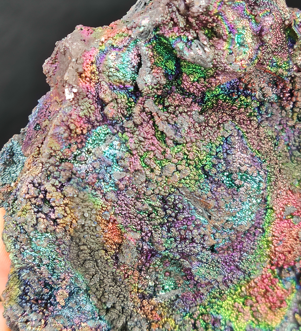 | Top premium rare Iridescent Goethite, Turgite, Hematite, Iridescent | COLOUR: Green, Blue | 100% natural color |