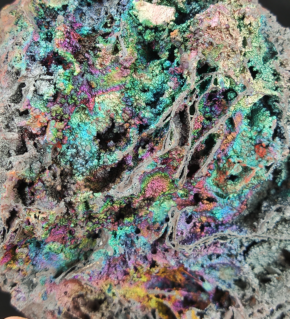 | Top premium rare Iridescent Goethite, Turgite, Hematite, Iridescent | COLOUR: Green, Blue | 100% natural color |