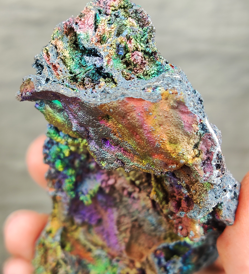 | 頂級|紫藍系|閃閃雙面七彩力泥 (招財盤型)|大擺件|七彩|