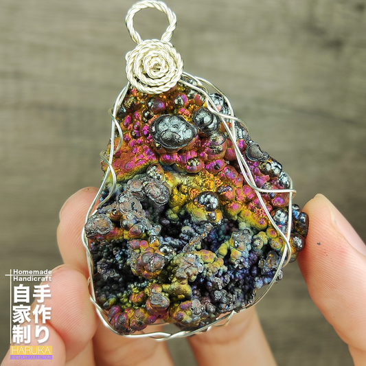 亚噜家大佛珠 | 超特色手掌造型摆件 | 蓝银双色厚实胆料 | 稳固身心健康、强力屏蔽是非与招正财 | 马来西亚力泥