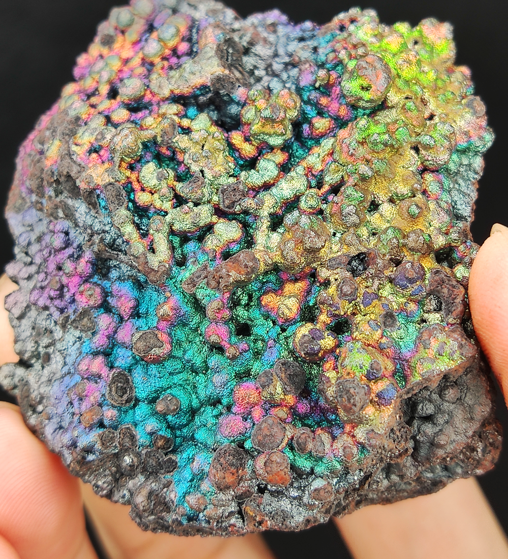 | Top premium rare Iridescent Goethite, Turgite, Hematite, Iridescent | COLOUR: Gold, Green, Blue | 100% natural color |