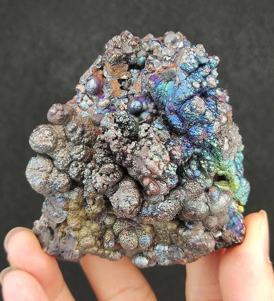 | Top premium rare Iridescent Goethite, Turgite, Hematite, Iridescent | COLOUR: silver, purple, blue | 100% natural color |